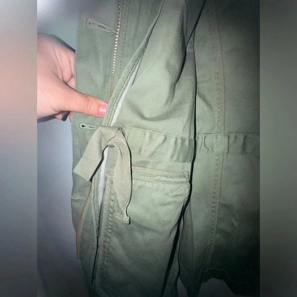 Talbots women’s Green safari jacket size extra small or XS spring lightweight - Picture 8 of 9